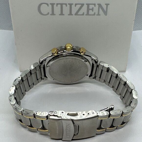Citizen AN3394-59L Men's Silver Stainless Steel Analog Dail Quartz Watch JNA93 - Picture 10 of 12